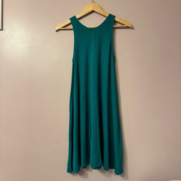 Aritzia Wilfred Free Flowy Dress Teal Women Size XXS - Picture 1 of 6
